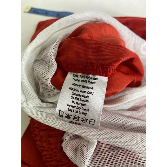 2XIST Swim Shorts Swimwear Bottoms Red Lined With Pockets Mens Size XL - Picture 4 of 9